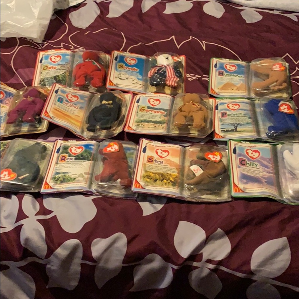 Ty Beanie Babies entire 11 piece collection